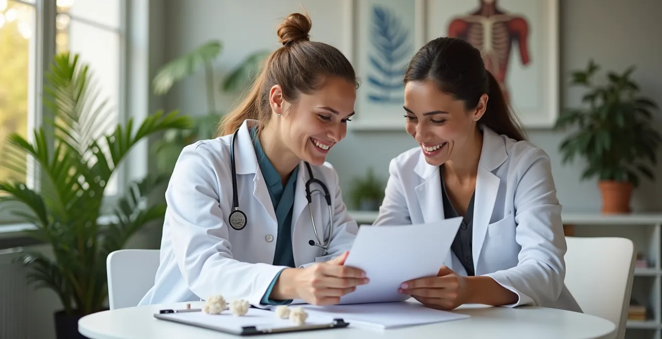 Professionnels de santé québécois en consultation collaborative