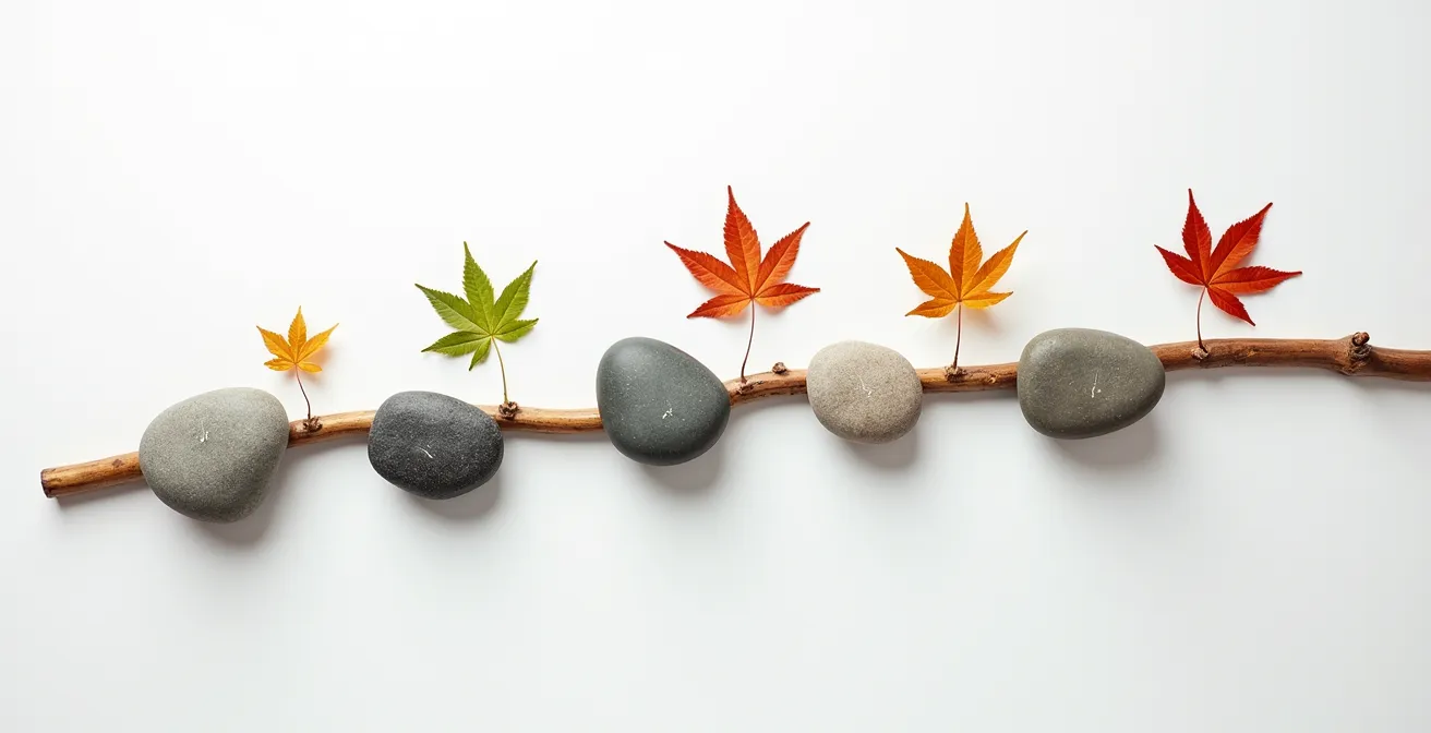 Ligne du temps visuelle montrant l'évolution de la santé de l'enfance à l'âge adulte avec des événements marquants