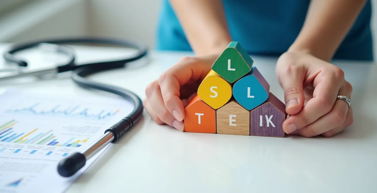 Consultation médicale personnalisée illustrant l'approche de médecine préventive ciblée