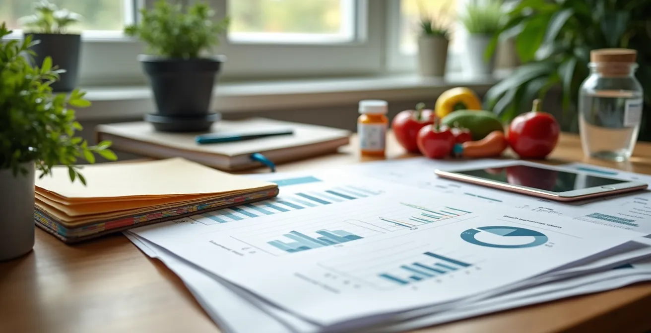 Documents de santé organisés pour une première consultation en naturopathie